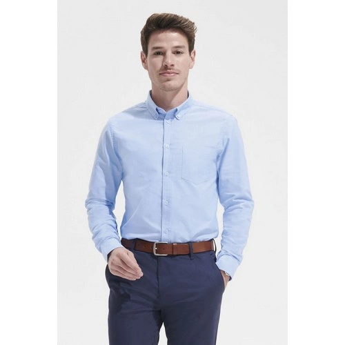 CAMISA DE OXFORD DE HOMBRE DE MANGA LARGA SOL'S BOSTON FIT REF S02920