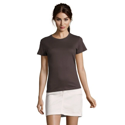 CAMISETA MANGA CORTA AJUSTADA DE MUJER CON CUELLO REDONDO SOL'S REGENT FIT WOMEN REF S02758