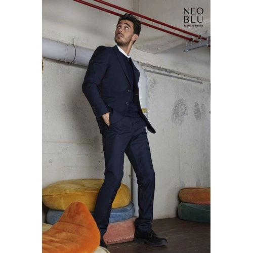 PANTALONES DE TRAJE HOMBRE CON CINTURA ELÁSTICA NEOBLU GABIN MEN REF S03162