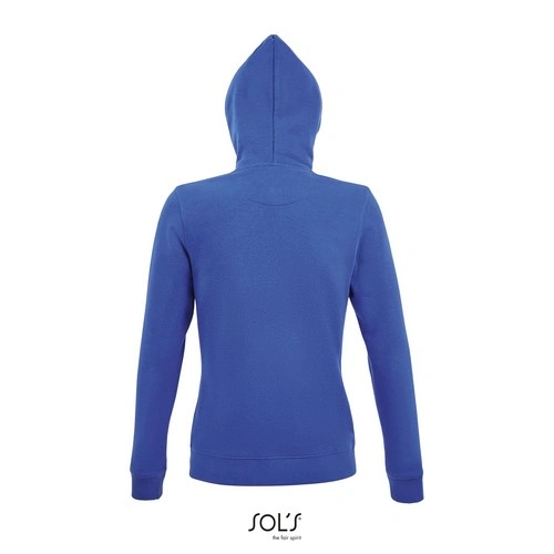 SUDADERA CON CREMALLERA Y CAPUCHA DE MUJER SOL'S SPIKE WOMEN REF S03106