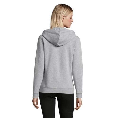 SUDADERA CON CREMALLERA Y CAPUCHA DE MUJER SOL'S SPIKE WOMEN REF S03106