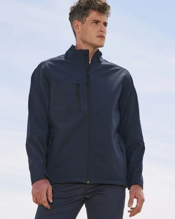 Chaqueta de hombre con cremallera softshell sol's relax ref s46600